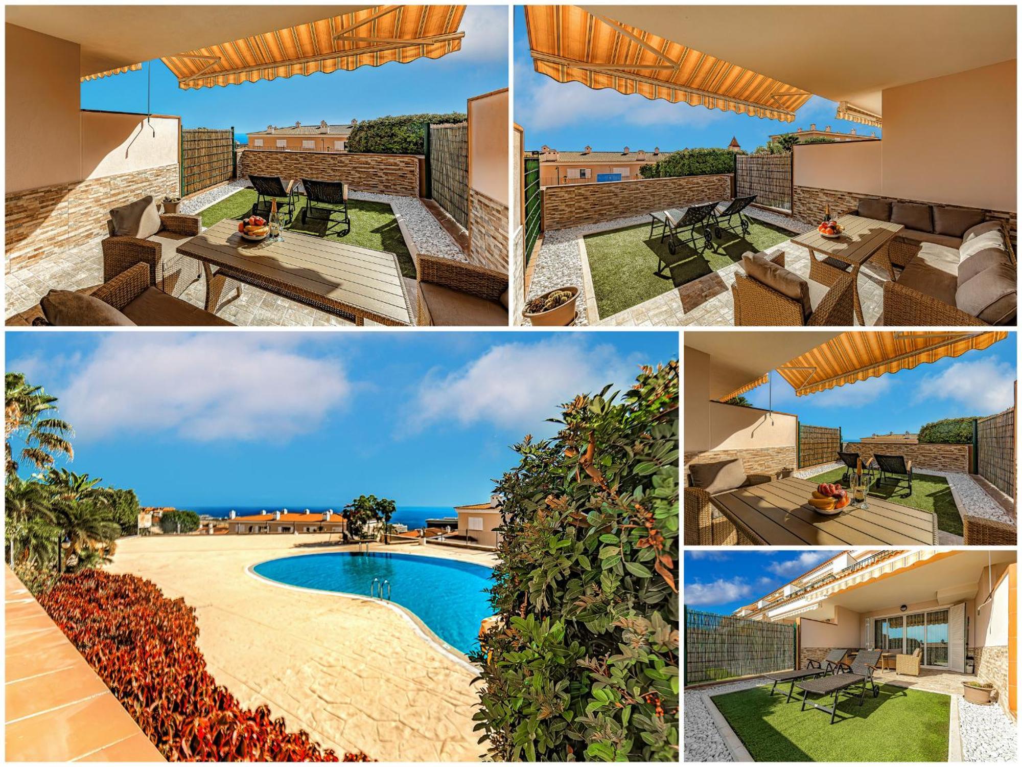 Spacious Ocean View Family Townhouse Пуерто де Сантяго Екстериор снимка